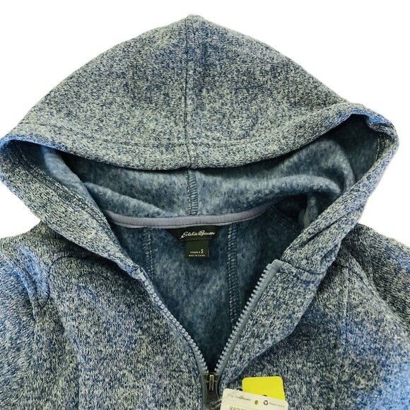 Eddie Bauer Radiator Fleece 2.0 Hooded Full Zip Jacket Women Size S Blue Soft - Picture 3 of 16